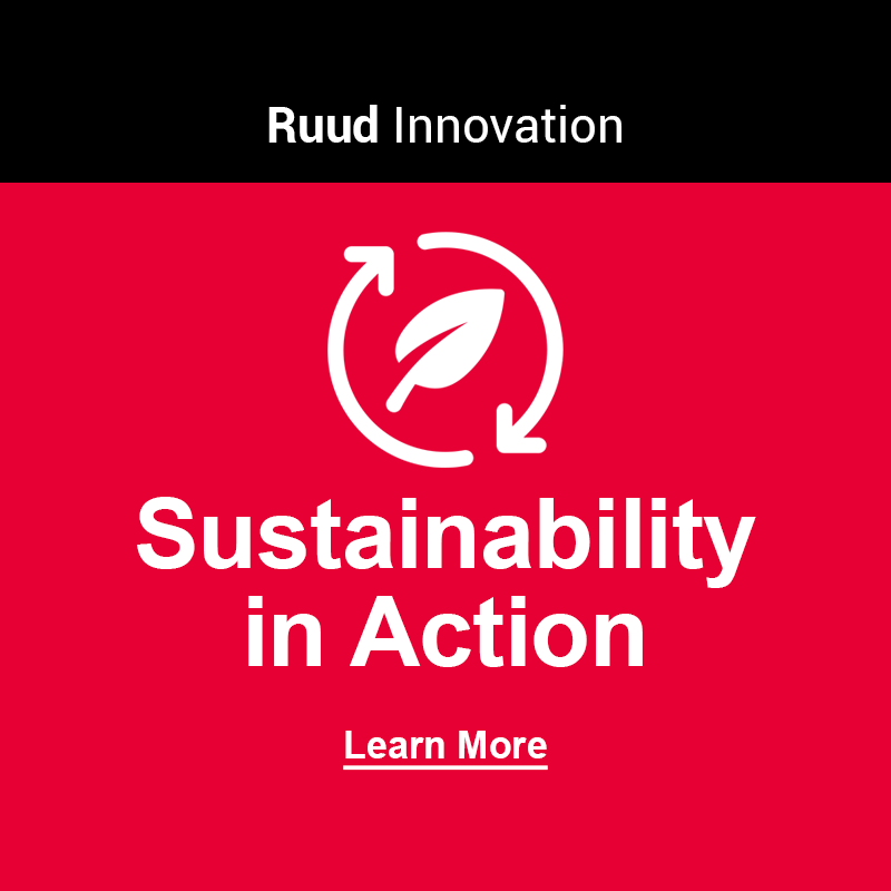 Ruud Air Conditioner Installation - Sustainability